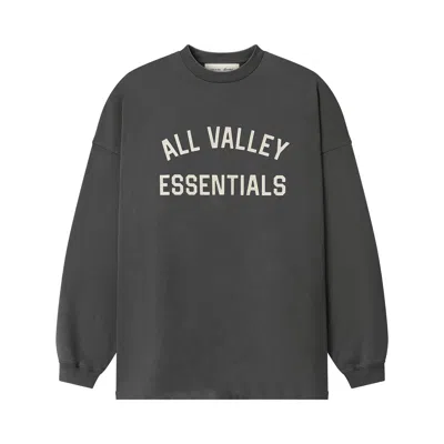 Pre-owned Essentials Fear Of God  Merch Long Sleeve Tee 'iron Grey' | Men's Size L