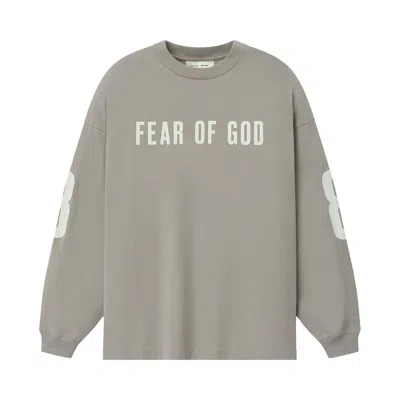 Pre-owned Essentials Fear Of God  Merch Long Sleeve Tee 'seal' | Grey | Men's Size M