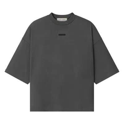 Pre-owned Essentials Fear Of God  Merch Tee Boxy Fit 'iron Grey' | Men's Size M