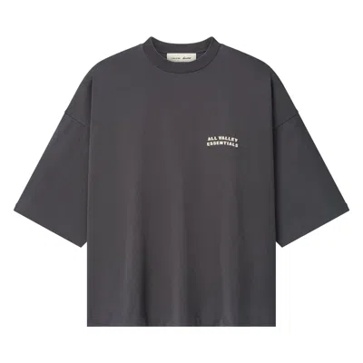 Pre-owned Essentials Fear Of God  Merch Tee Boxy Fit 'iron Grey' | Men's Size S