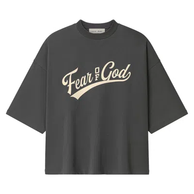 Pre-owned Essentials Fear Of God  Merch Tee Boxy Fit 'iron Grey' | Men's Size S