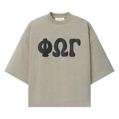 Pre-owned Essentials Fear Of God  Merch Tee Boxy Fit 'seal Heather' | Grey | Men's Size M