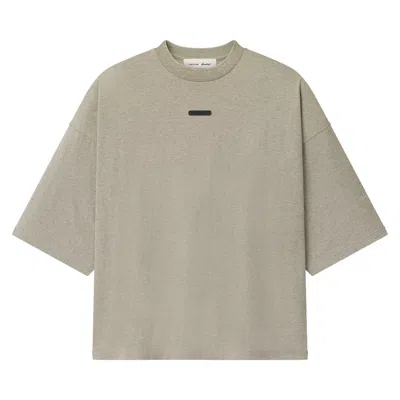 Pre-owned Essentials Fear Of God  Merch Tee Boxy Fit 'seal Heather' | Grey | Men's Size Xl