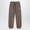 Essentials Logo-printed Tie-dye Track Pants In Green
