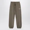 Essentials Logo-printed Tie-dye Track Pants In Green