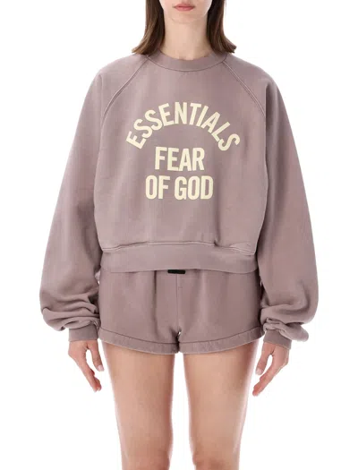 Essentials Fear Of God  Mini Tunic For Women In Faded Mauve