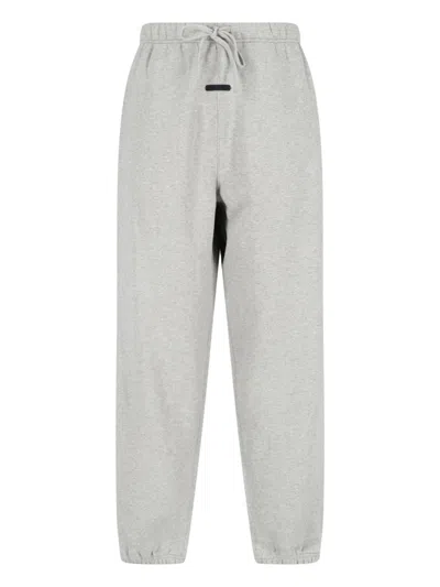 Essentials Fear Of God  Minimal Lounge Trousers In Gray