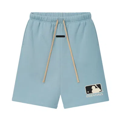 Pre-owned Essentials Fear Of God  Mlb 90s Short 'stone Blue' | Men's Size S