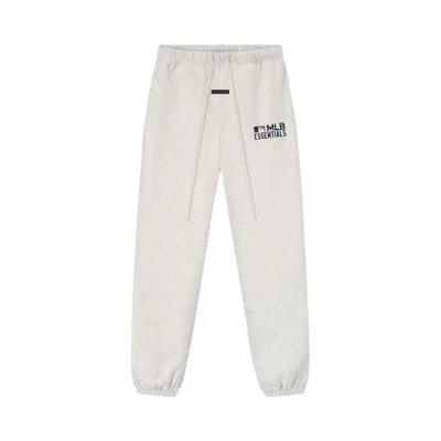 Pre-owned Essentials Fear Of God  Mlb Classic Sweatpant 'heather Oatmeal' | Tan | Men's Size M In Brown