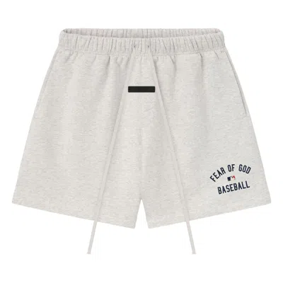 Pre-owned Essentials Fear Of God  Mlb Classic Sweatshort 'heather Oatmeal' | Tan | Men's Size Xl In Brown