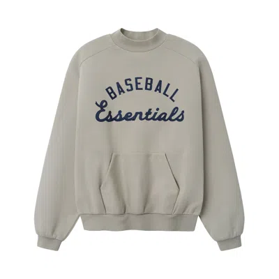 Pre-owned Essentials Fear Of God  Mlb Sport Crewneck 'seal' | Grey | Men's Size Xl