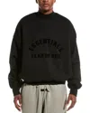 Essentials Logo-print Cotton Sweatshirt In Black
