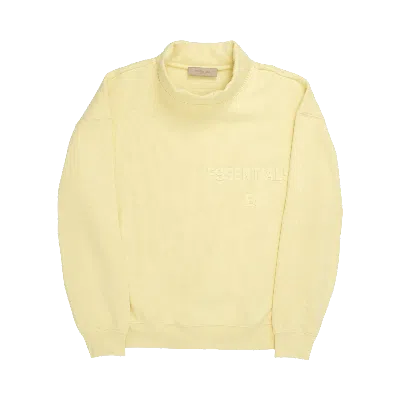 Pre-owned Essentials Fear Of God  Mockneck 'canary' In Yellow