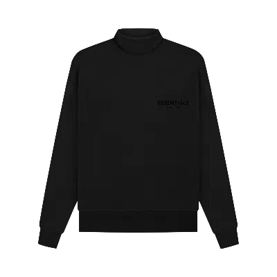 Pre-owned Essentials Fear Of God  Mockneck 'stretch Limo' In Black