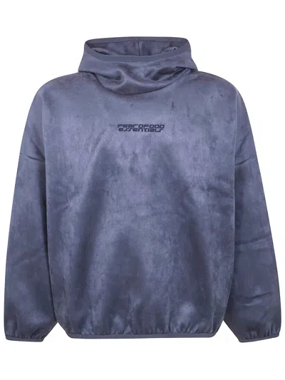 Essentials Logo Hoodie In Blue