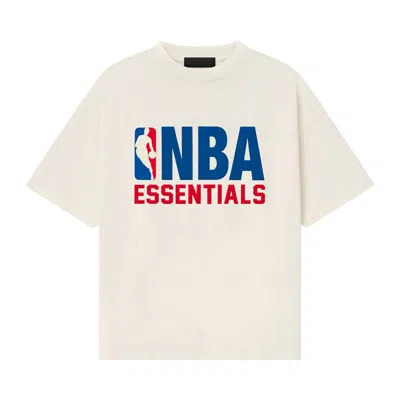 Pre-owned Essentials Fear Of God  Nba 90's Tee 'cream White' | Men's Size S