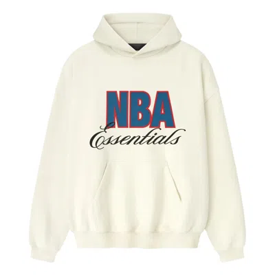 Essentials Fear Of God  Nba 90s Hoodie 'cream White' In Neutral