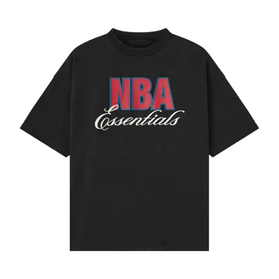 Pre-owned Essentials Fear Of God  Nba 90s Tee 'black' | Men's Size L