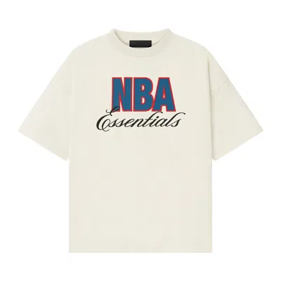 Pre-owned Essentials Fear Of God  Nba 90s Tee 'cream White' | Men's Size Xs