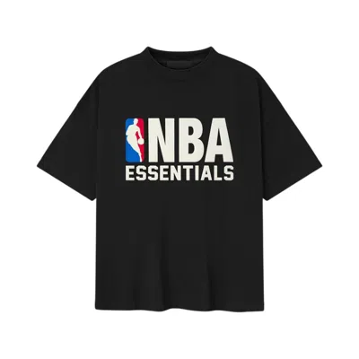Pre-owned Essentials Fear Of God  Nba 90s Tee 'vintage Black' | Men's Size Xs