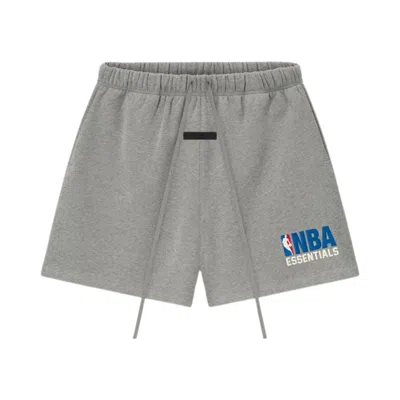 Pre-owned Essentials Fear Of God  Nba Classic Sweatshort 'concrete Heather' | Grey | Men's Size L In Gray