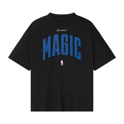 Pre-owned Essentials Fear Of God  Nba Orlando Magic 90s Fit Tee 'black' | Men's Size M
