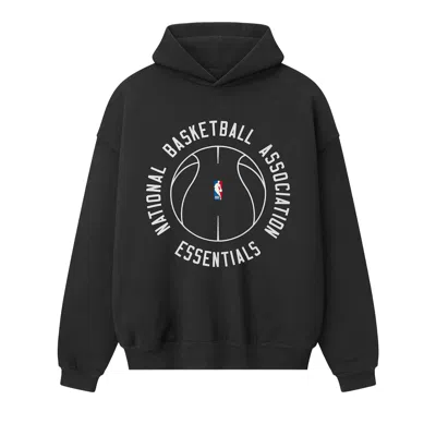 Pre-owned Essentials Fear Of God  Nba X Barkley Hendricks 90s Hoodie 'faded Black' | Men's Size Xl