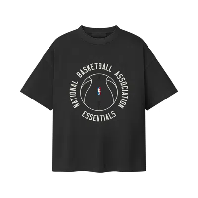Pre-owned Essentials Fear Of God  Nba X Barkley Hendricks 90s Tee 'faded Black' | Men's Size L