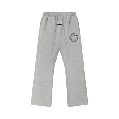 Pre-owned Essentials Fear Of God  Nba X Barkley Hendricks Flare Sweatpant 'concrete Heather' | Grey | Men's Siz In Gray