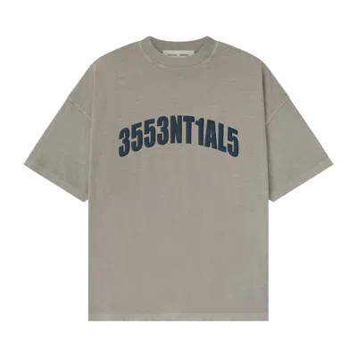 Pre-owned Essentials Fear Of God  New York 90s Tee 'smoke Grey' | Men's Size L In Gray