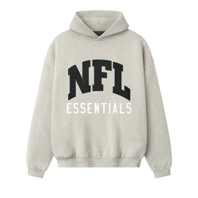 Pre-owned Essentials Fear Of God  Nfl Sport Hoodie 'heather Stone' | Tan | Men's Size Xl In Brown