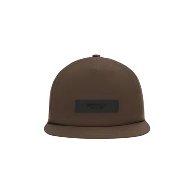 Pre-owned Essentials Fear Of God  Nylon Baseball Cap 'wood'