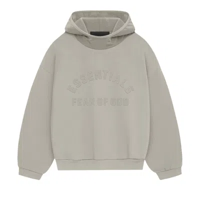 Pre-owned Essentials Fear Of God  Nylon Fleece Hoodie 'seal/seal' | Grey | Men's Size M