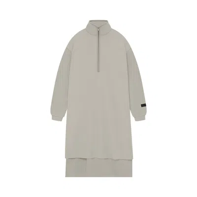 Pre-owned Essentials Fear Of God  Nylon Fleece Mockneck Sweater Dress 'seal/seal' | Multi-color | Women's Size