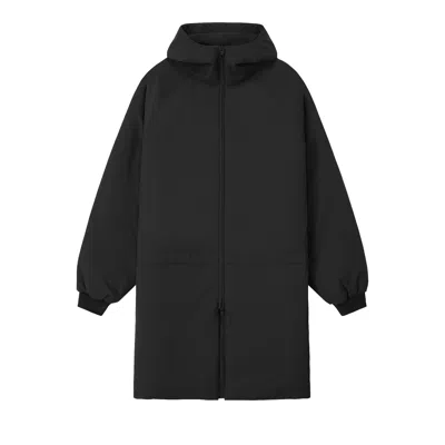 Pre-owned Essentials Fear Of God  Nylon Hooded Parka 'vintage Black' | Men's Size S
