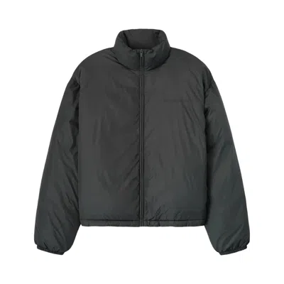 Pre-owned Essentials Fear Of God  Nylon Puffer Jacket 'iron Grey' | Men's Size Xl In Gray