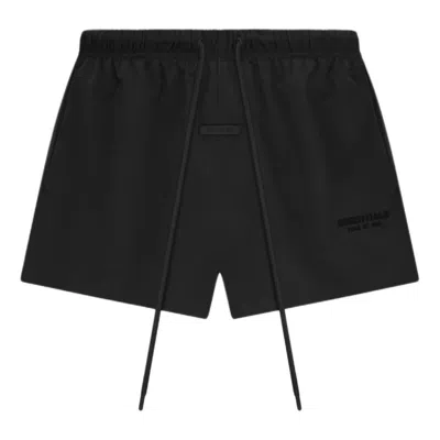 ESSENTIALS FEAR OF GOD ESSENTIALS NYLON RUNNING SHORTS 'JET BLACK'
