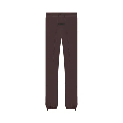 Pre-owned Essentials Fear Of God  Nylon Track Pant 'plum' In Brown