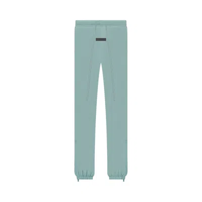 Pre-owned Essentials Fear Of God  Nylon Track Pant 'sycamore' In Green