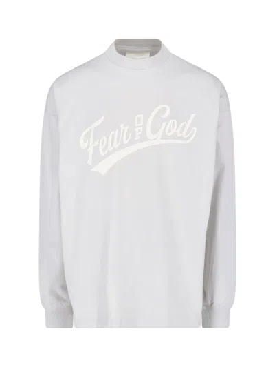 ESSENTIALS FEAR OF GOD ESSENTIALS OVERSIZED GRAPHIC LONG SLEEVE T-SHIRT
