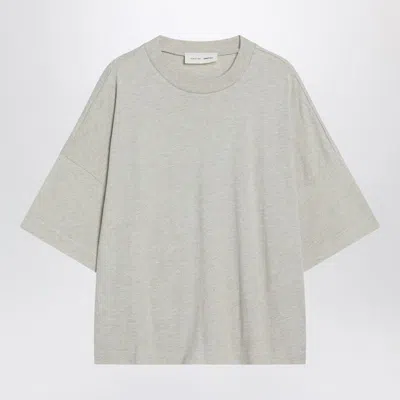 ESSENTIALS FEAR OF GOD ESSENTIALS  OVERSIZED GREIGE COTTON-BLEND T-SHIRT