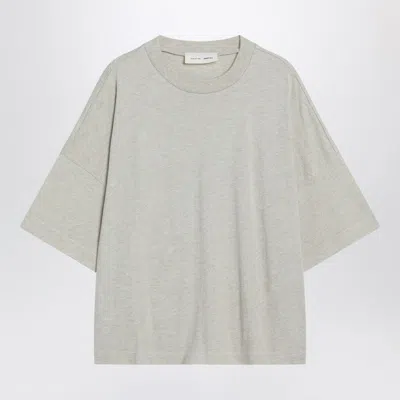 Essentials Fear Of God  Oversized Greige Cotton-blend T-shirt In Gray