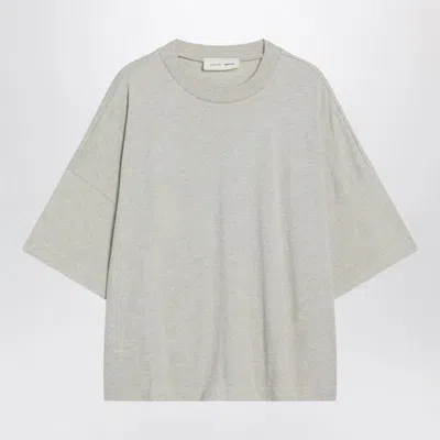 ESSENTIALS FEAR OF GOD ESSENTIALS  OVERSIZED GREIGE COTTON-BLEND T-SHIRT