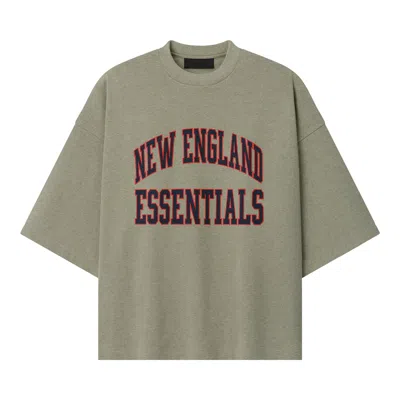 Pre-owned Essentials Fear Of God  Patriots Merch Tee 'seal Heather' | Grey | Men's Size L