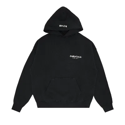 Pre-owned Essentials Fear Of God  Photo Pullover Hoodie 'black'