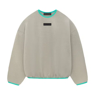 Pre-owned Essentials Fear Of God  Polar Fleece Crewneck 'seal' In Grey