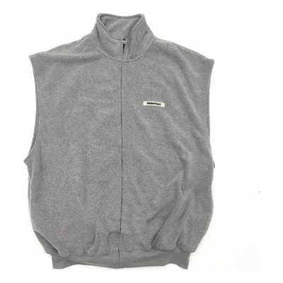 Essentials Fear Of God  Polar Fleece Vest 'grey'