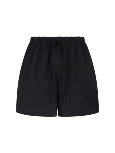 Essentials Fear Of God  Polyester Tapered Lounge Trousers For Men In Black