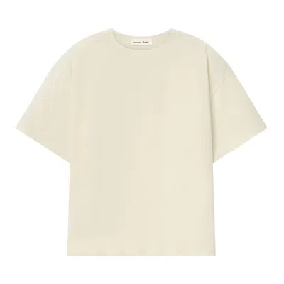 Pre-owned Essentials Fear Of God  Ponte Modern Tee Relaxed Fit 'ivory' | Cream | Men's Size L