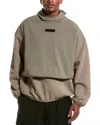 Essentials Fear Of God  Popover Hoodie In Grey